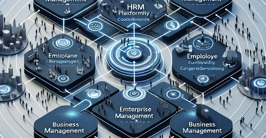 HRM 平台功能模块之间如何分工协作？3 个关键逻辑​